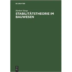 Stabilittstheorie im Bauwesen, Fachbücher von Herbert Steup