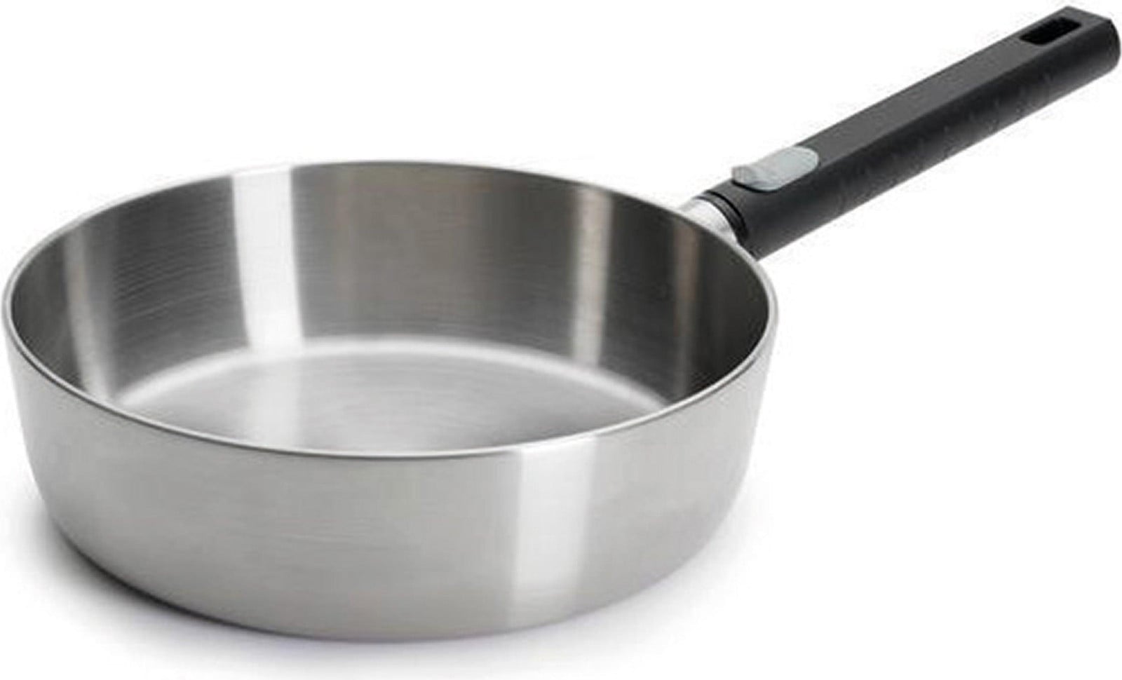 Norbert Woll Logig Steel Bratpan, Diameter: 24 cm, Hoogte: 7 cm