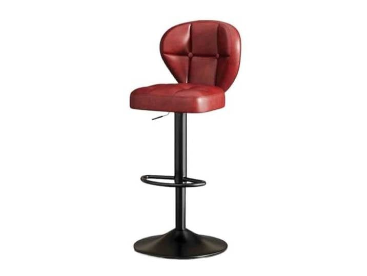 Barstühle Barstuhl, Rückenlehne, Stuhl vorne, Barhocker, hohe Hocker(Red)