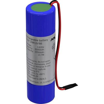 Ansmann 1S1P Akkupack 1x 18650 Kabel Li-Ion 3.63V 3500mAh Akkupack x Li-Ion 3.63V 3500 mAh