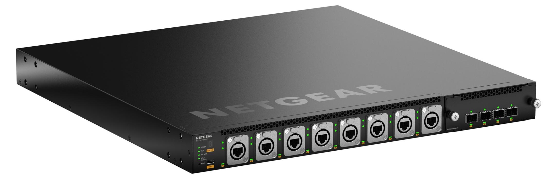 Netgear M4350-16M4V - Switch - volle Breite - L3 - managed - 16 x 2.5GBase-T (PoE ++)