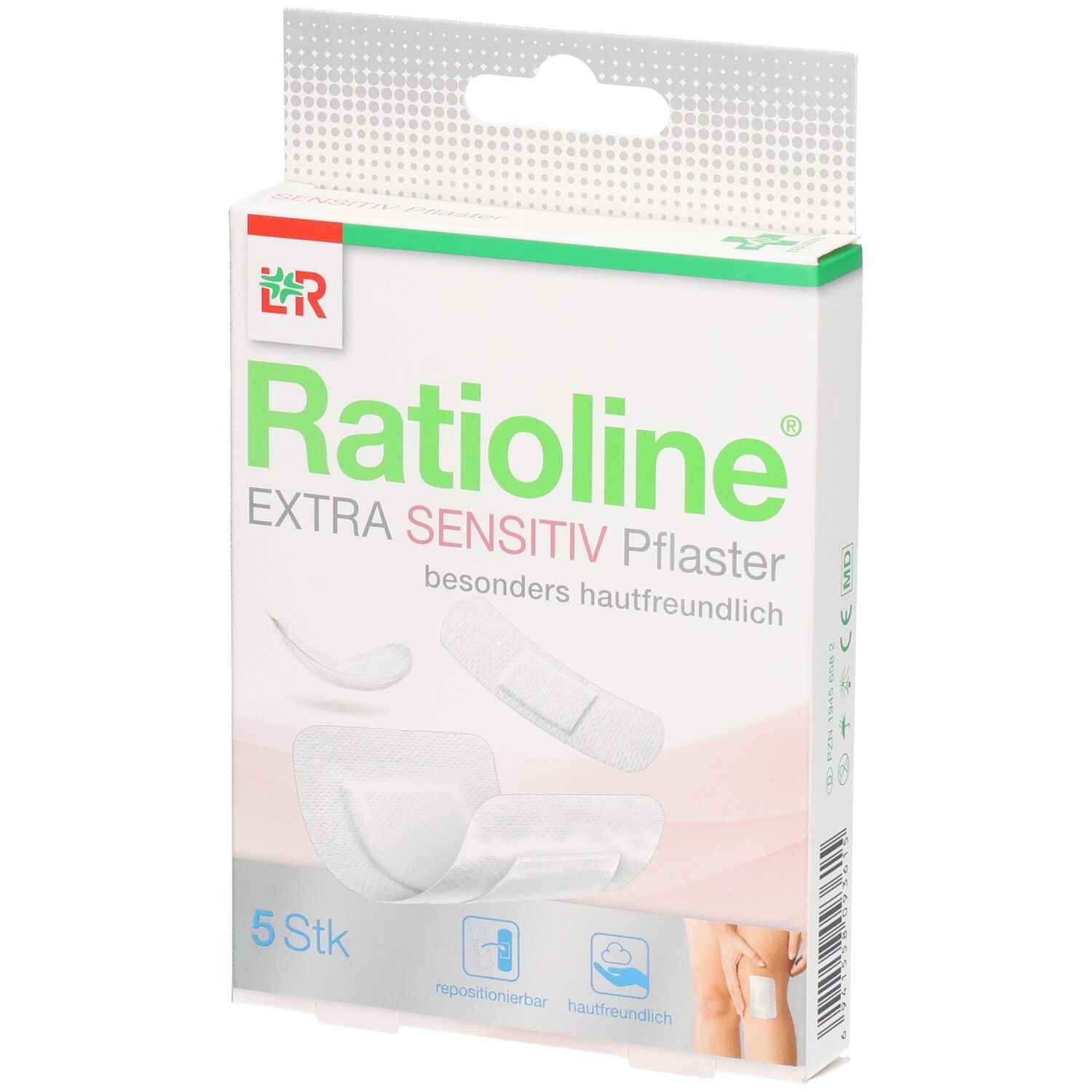 Ratioline Extra Sensitiv Pflaster 2 Größen 5 St