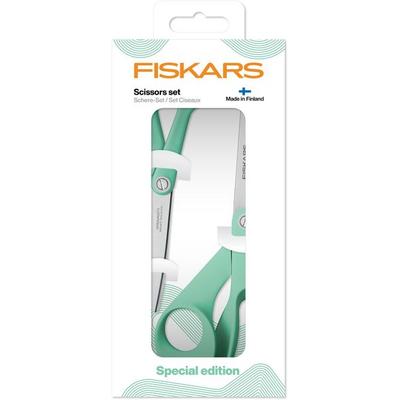 Fiskars Universalschere Inspiration Scherenset, 21 cm + 17 cm, 2er Set