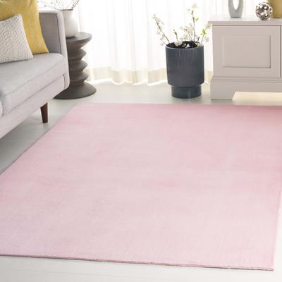 SAFAVIEH Faux Rabbit Fur Machine Washable Slip Resistant Nanami Rug