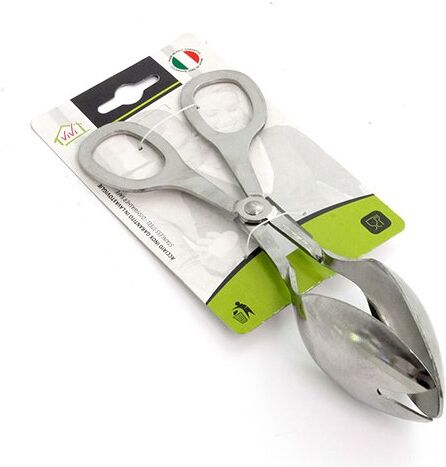 Pinza cucina Gnali 7090PC VIVI a forbice per insalata Cromo