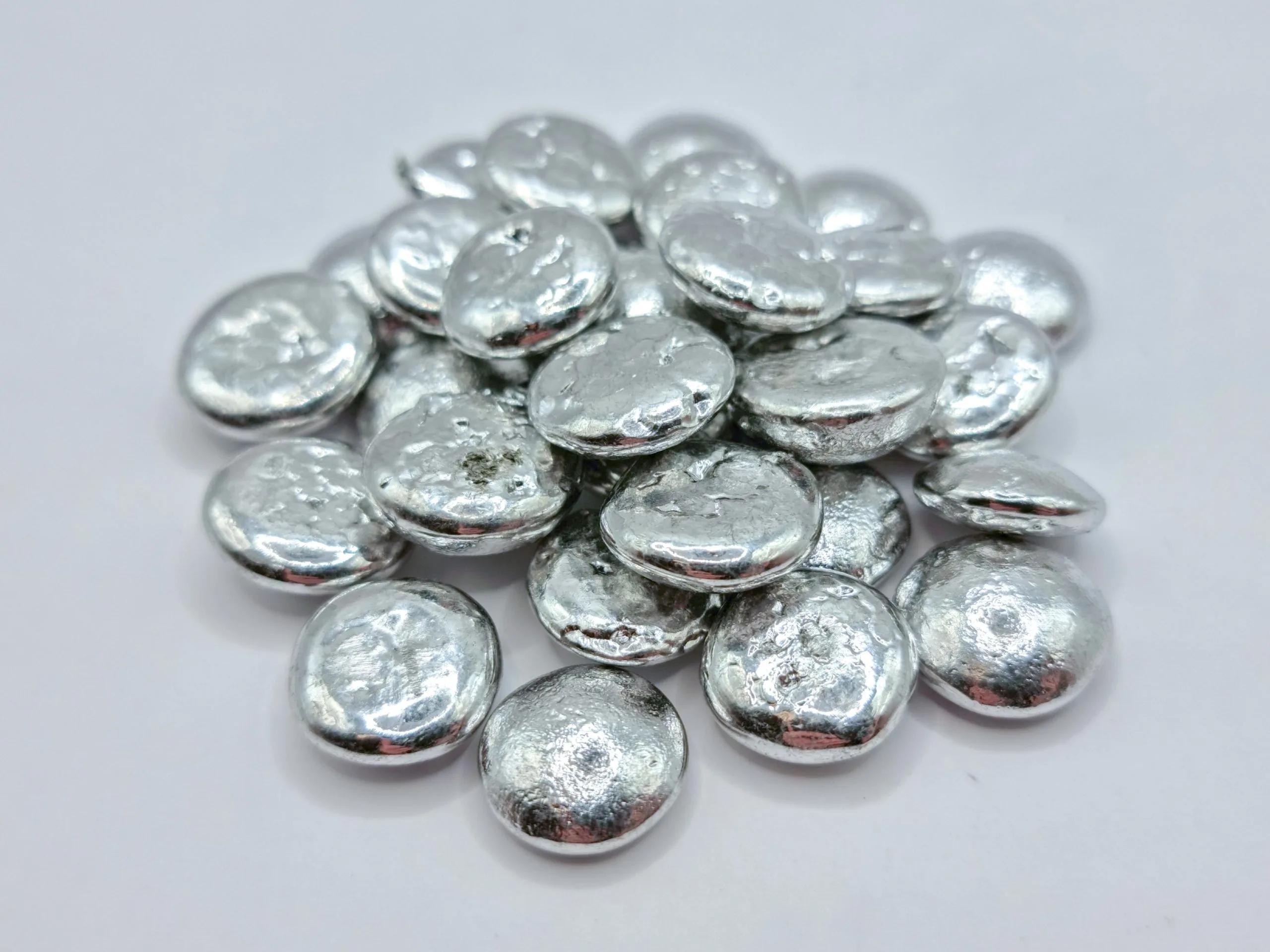 Fieldsches Metall Indium-Bismut-Zinn Eutektikum in Pellets, Gewicht: 500 g