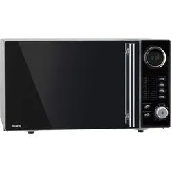 H.Koenig Mikrowelle und Grill, Mikrowelle, Schwarz, Silber