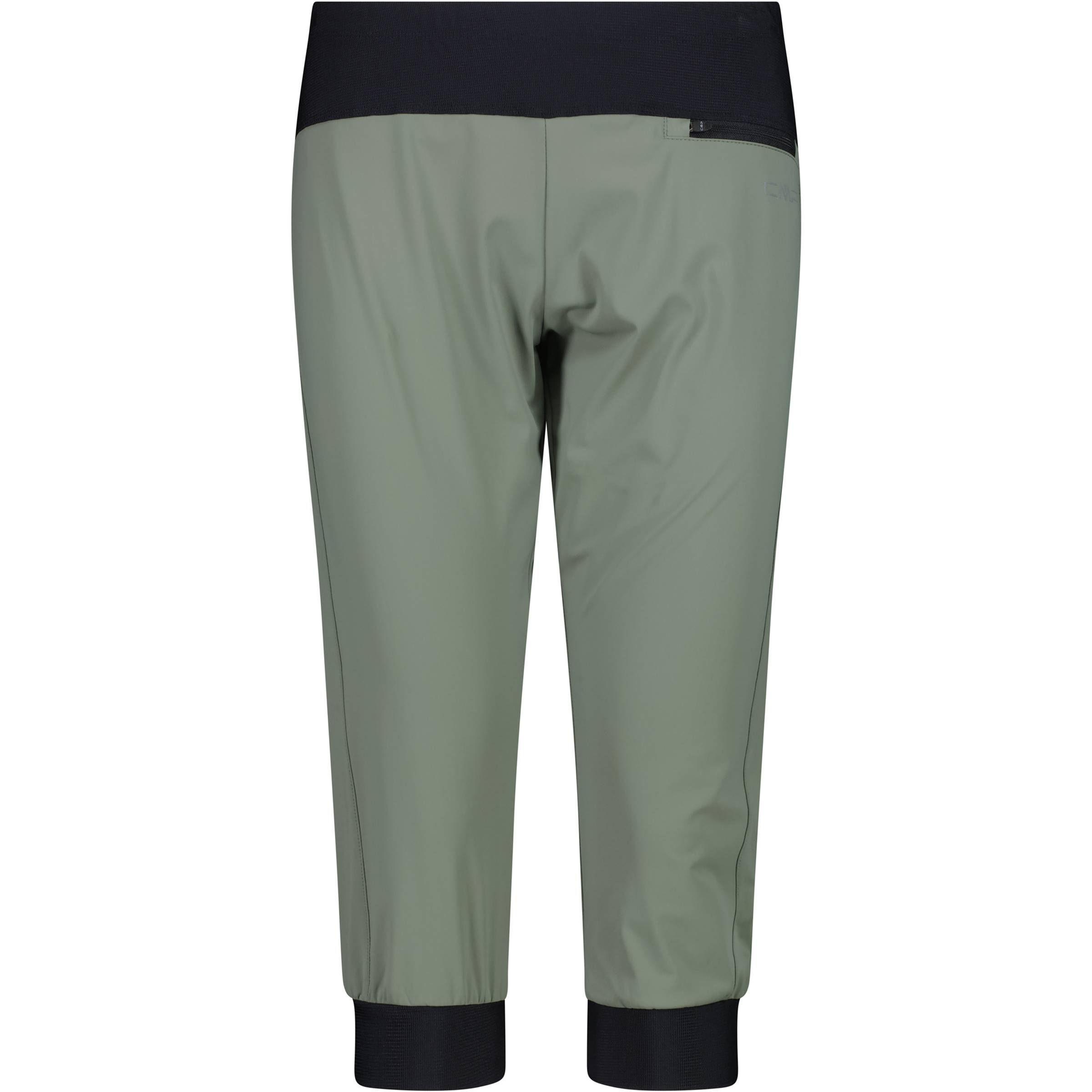 CMP Stretch Capri Hose Damen Laufhose gruen Größe XXS Trekking Elastisch