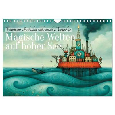 Magische Welten auf hoher See (Wandkalender 2027 DIN A4 quer), CALVENDO Monatskalender
