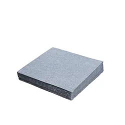 Serviette (PAP FSC Mix) 3-lagig silber 33 x 33 cm
