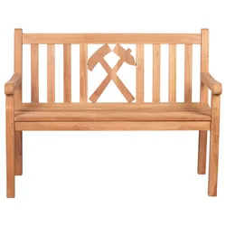 Gartenbank WOODIE GLÜCKAUF (BHT 120x89x60 cm) - BHT 120x89x60 cm