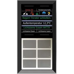 Issendorff Glas-Tastenfeld rahmenlos LCN - GTS10DB