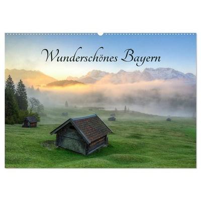 Wunderschönes Bayern (Wandkalender 2027 DIN A2 quer), CALVENDO Monatskalender