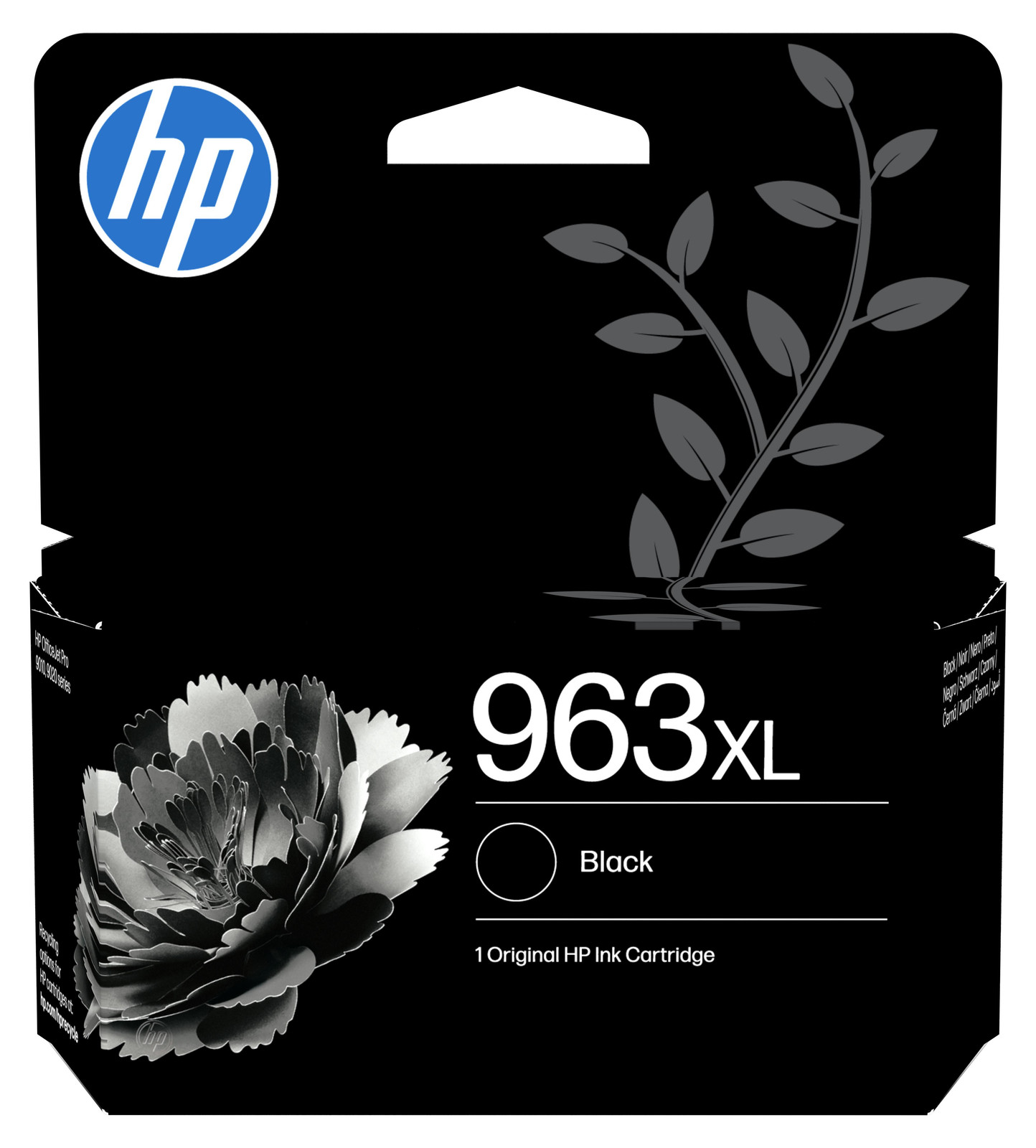 HP 963XL High Yield Original Black Ink Cartridge 3JA30AE voor HP OfficeJet Pro 9010 / 9020 serie