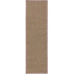 benuta Pure Sisal Teppich Greta Grau 70x240 cm - Naturfaserteppich aus Sisal