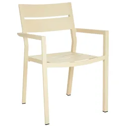 Brafab Gartenstuhl stapelbar Delia Aluminium Gelb Lemon