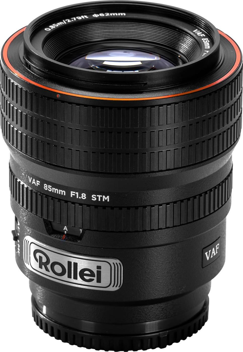Rollei AF 85 mm F/1.8 Vollformat Objektiv für Sony FE mit STM-Autofokus | Vollme