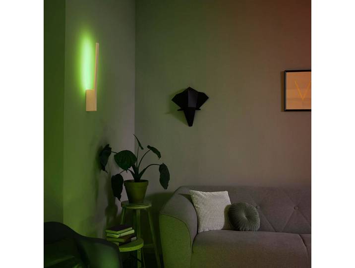 Liane Hue Wandleuchte, weiß, RGBW, smart - Philips Hue - Metall