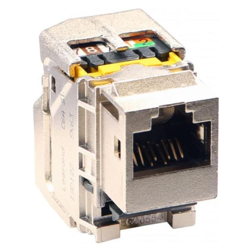 Legrand keystone - Cat6A árnyékolt (STP) LCS2 gyorscsatlakozós 180° 500 Mhz 10Gigabit (STP, CAT6a) (HALLEG033154)