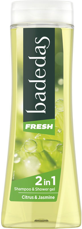Badedas Gel douche + shampoing Fresh 2en1 Agrumes & Jasmin 600 ml