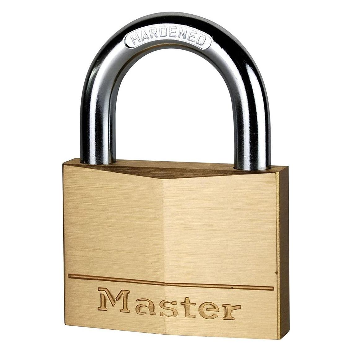 Master Lock 60 mm breites Vorhngeschloss aus Massivmessing (160EURD)