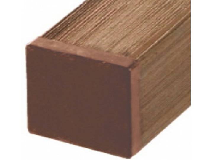 Tuinpaal houtcomposiet wpc bruin 7x7x185cm