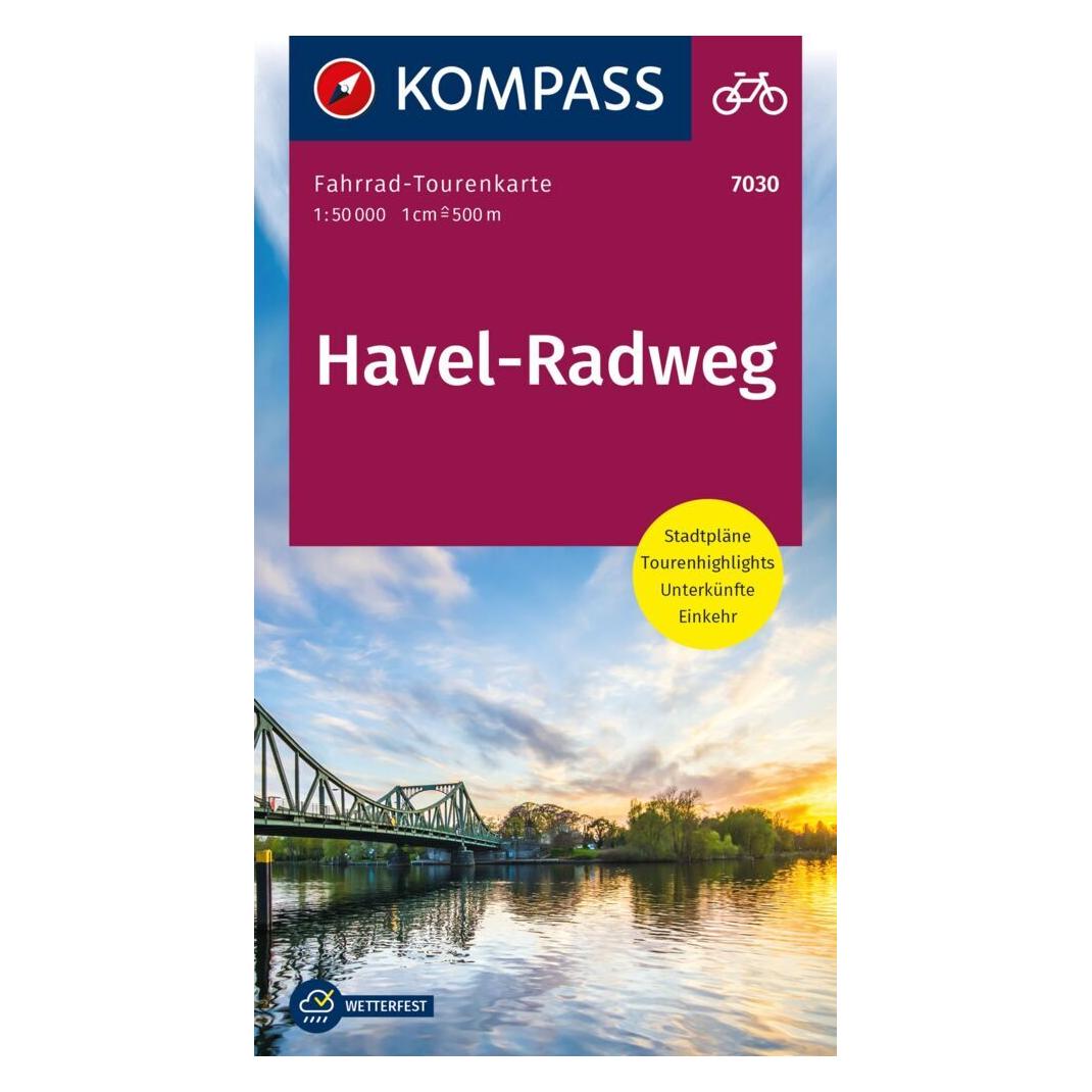 Kompass Karten Fahrrad-Tourenkarte Havel-Radweg (40647061)