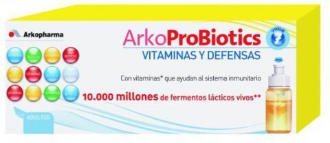Arkopharma Arkoprobiotics Vitaminas + Defensas 7 Vial Adultos