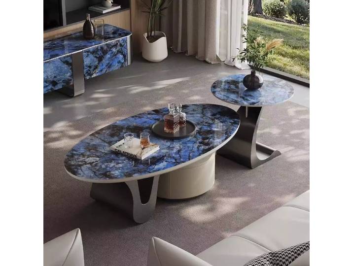 Table basse minimaliste transparente, organisateur Simple, Table basse de luxe, accessoires de meubles italiens uniques Wohnzimmer Tisch