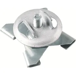 ABB JHX-16SW T-Profil-Schienen-Clip m.Schraubnuss, Schraube M6 Länge 16mm, f Schiene 25mm, weiß 7TCA084030R1445  - 100 Stück