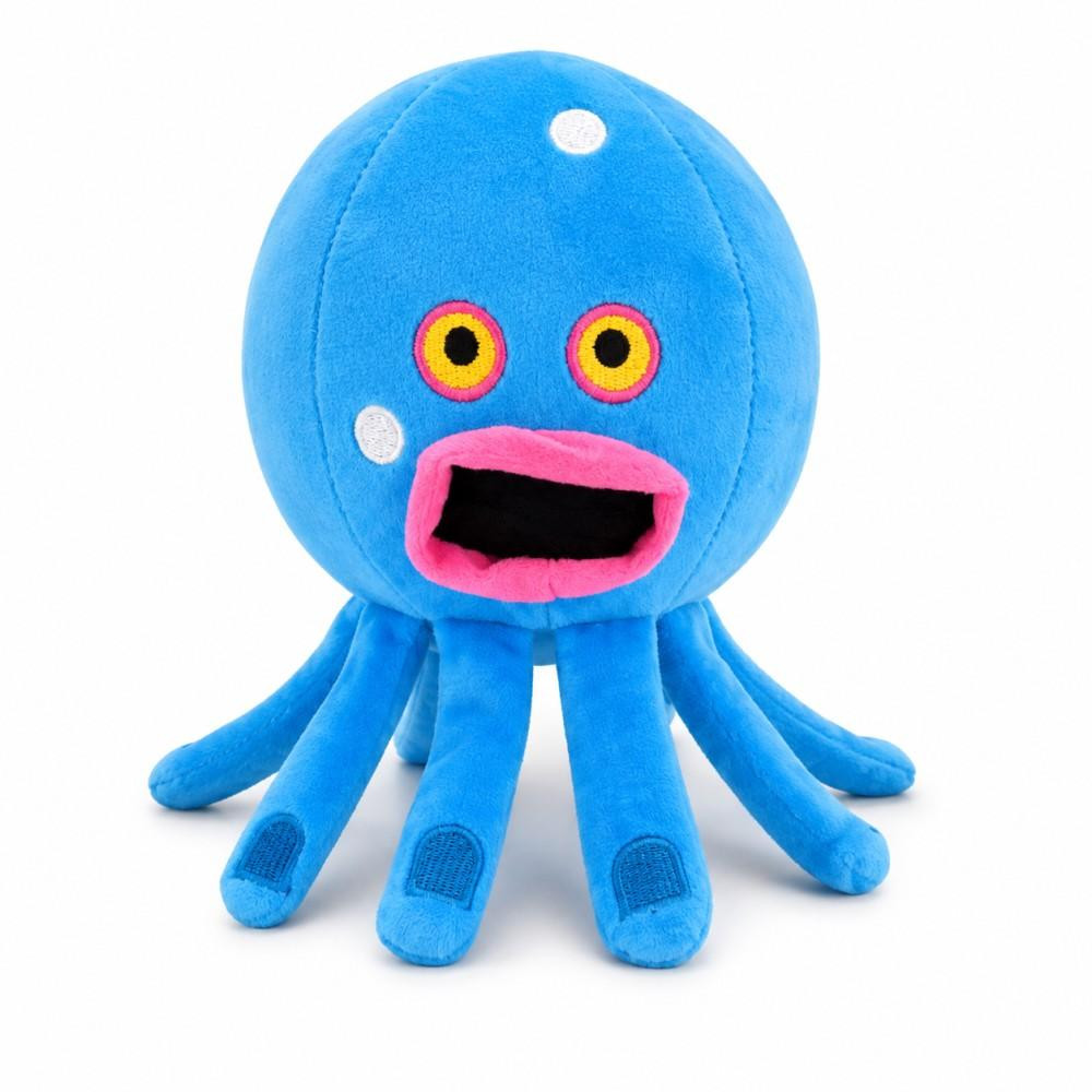 Wiztex My Singing Monsters Toe Jammer Knuffel - Blauw - 19 cm