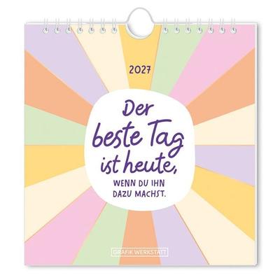 Postkartenkalender 2027 Der beste Tag