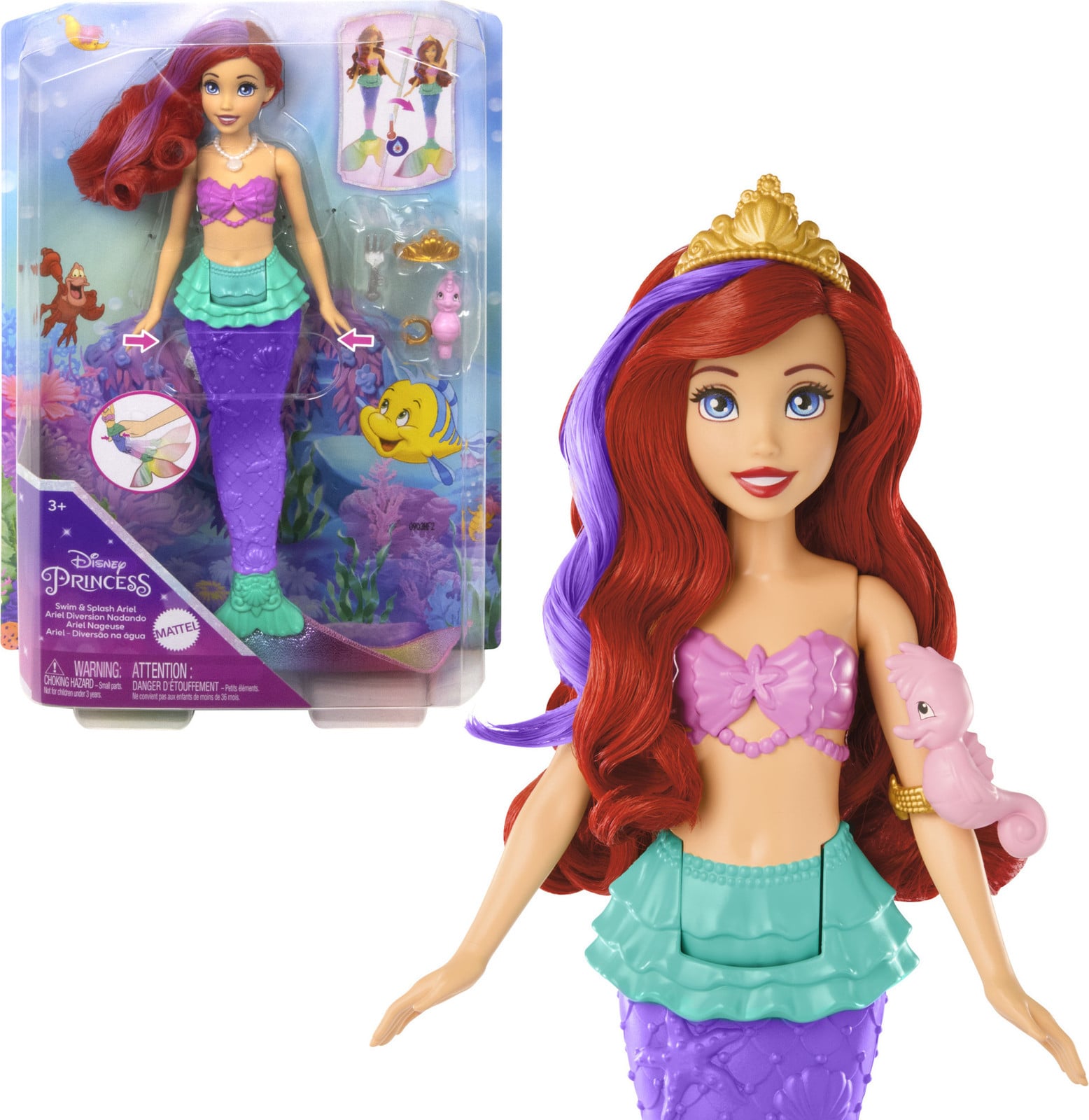 Mattel Disney Prinses Fashionpopp HPD43 voor meisjes vanaf 3 jaar