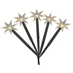 Konstsmide, LED Weihnachtsdeko, LED-Figur Stern 5er Set