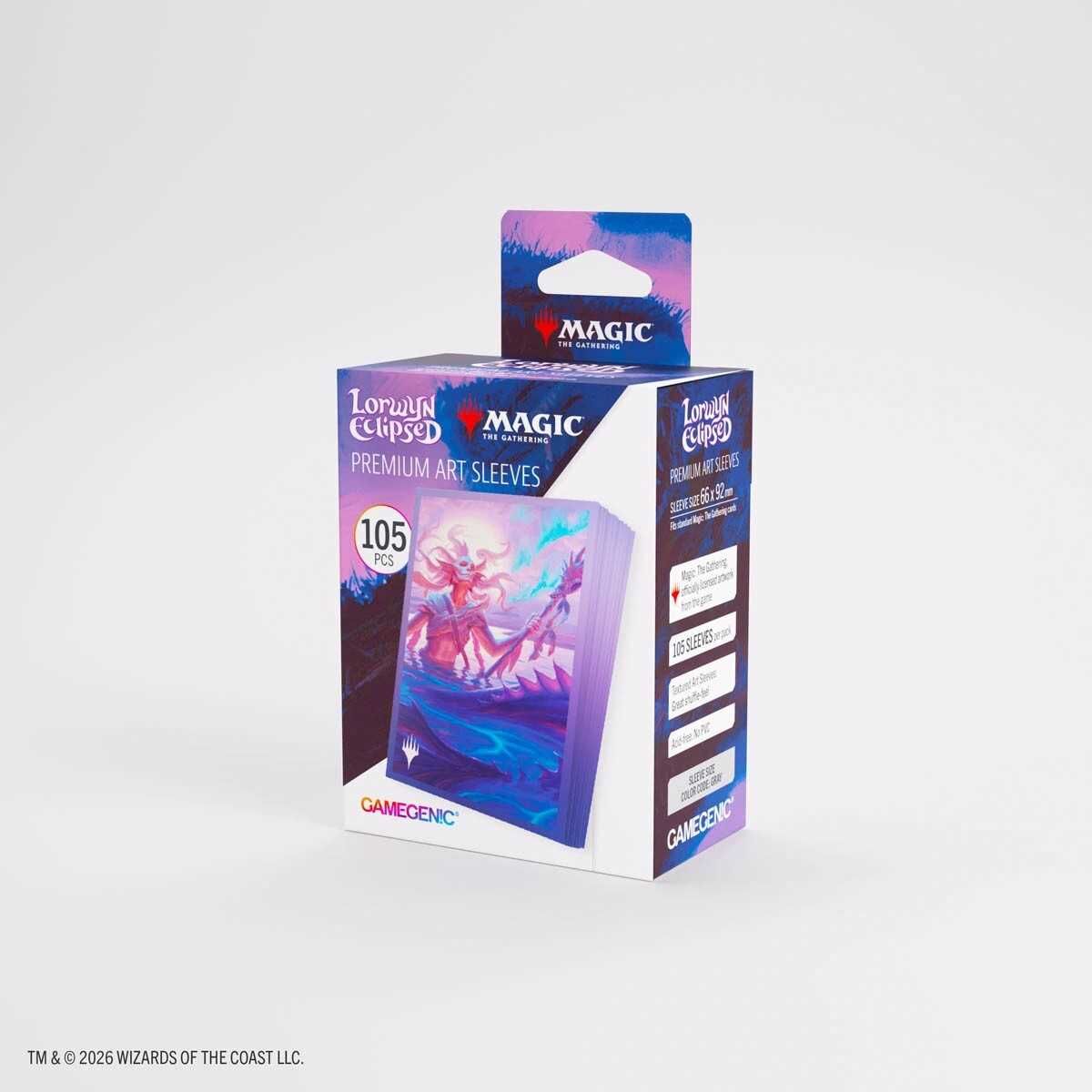 Gamegenic MTG Lorwyn Eclipsed Premium Art Sleeves, Eclipsed Merrow Artwork, 105 Sleeves, Plastic-Free, Magic: The Gathering