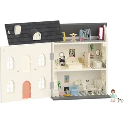 Classic World Vintage-Puppenhaus aus Holz, 36-tlg.