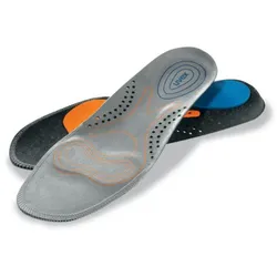 uvex Klimakomfortfußbett uvex 3D hydroflex foam, grau/orange grau/orange 35 - 9595635 - grau/orange