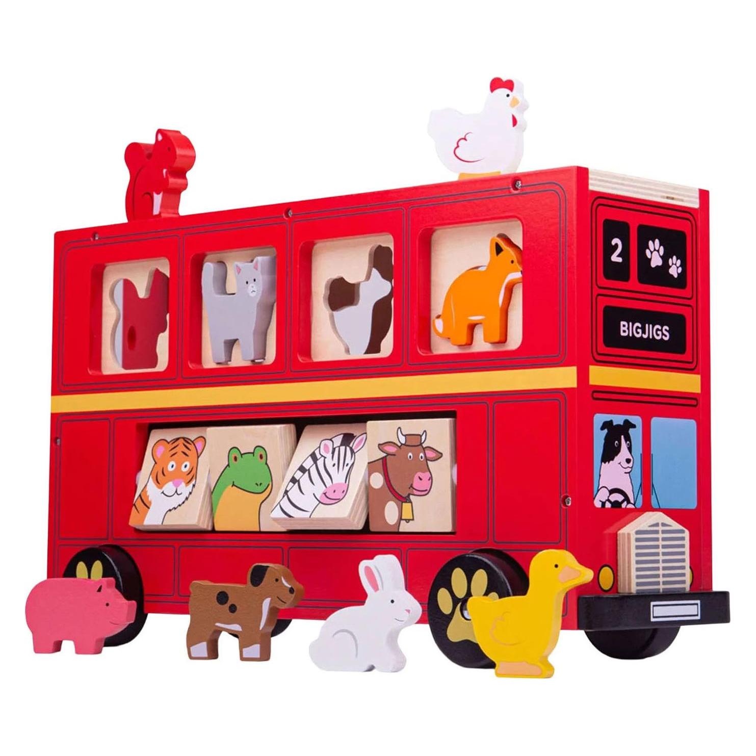 Bigjigs Roter Bus-Sortierer (BJ692)