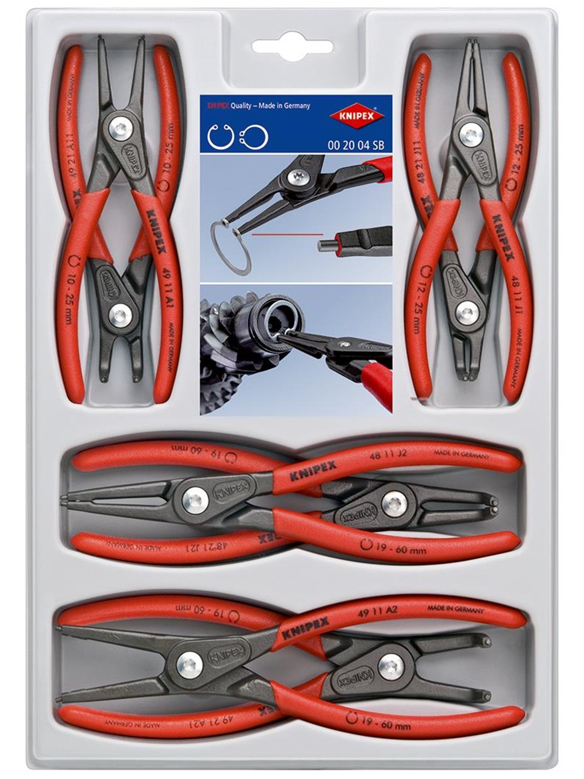 KNIPEX Präzisions-Sicherungsringzangen-Sets