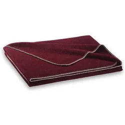 Steiner 1888, Decke, Wolldecke "Alina" 150x190cm brombeer (190 x 150 cm)