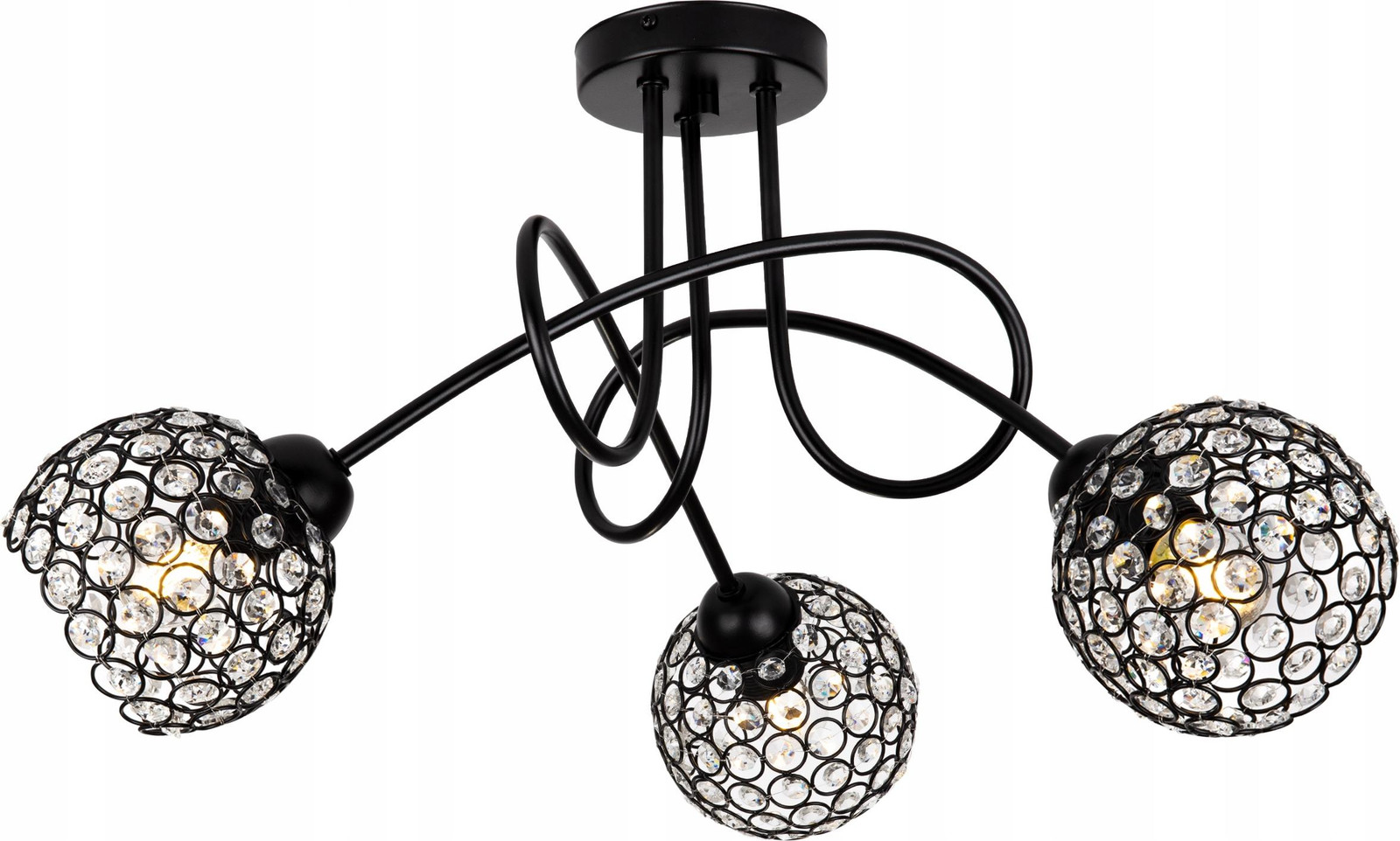 LIGHT HOME LH Kristallen LED-plafondlamp voor volwassenen