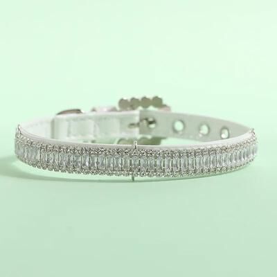 Uplifted Finds Elegant Rhinestone And Pearl Pet Necklace Collar For Cats, Puppies, And Rabbits 2 s
