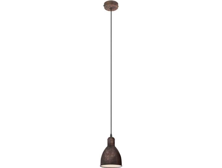 Eglo Pendellampe Priddy 1 Kupfer antik Stahl B 15.5 cm - Pendellampe