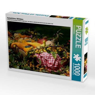 CALVENDO Puzzle Herbstliches Stillleben 1000 Teile Puzzle quer | 1000 Teile Lege-Größe 64 × 48 cm Foto-Puzzle für glückliche Stunden