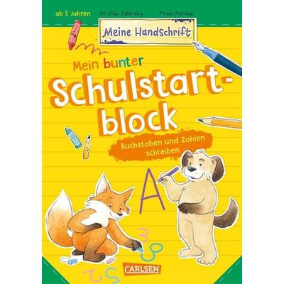 Mein bunter Schulstartblock: Buchstaben und Zahlen schreiben, Taschenbuch von Eva Odersky, Carlsen, 978-3-551-19242-4