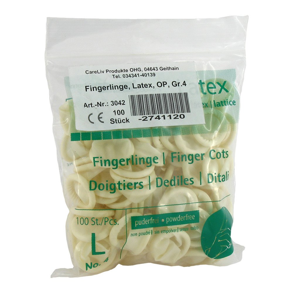 Careliv Produkte OHG Fingerling Latex Op Größe 4 02741120