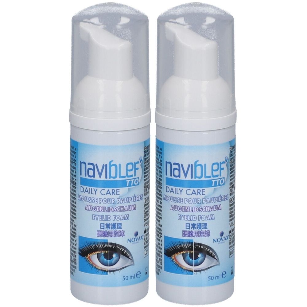 Naviblef TTO Daily Care x2 2x50 ml Schaum