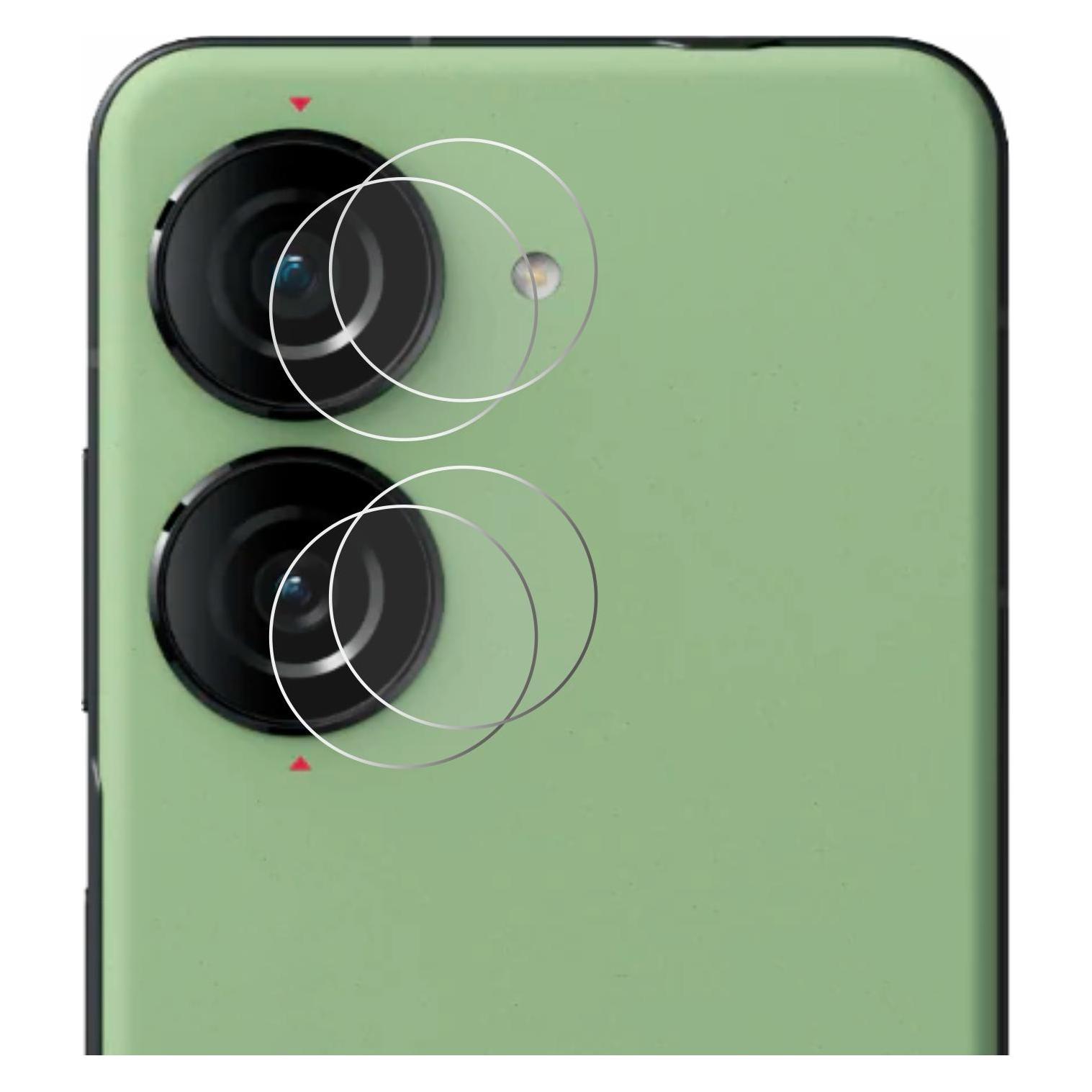 ScreenLeaf Schutzfolie für ASUS ZenFone 10 (NUR Kameraschutz) Displayschutz Display Schutz Folie Klar (Asus Zenfone 10) (6149310)