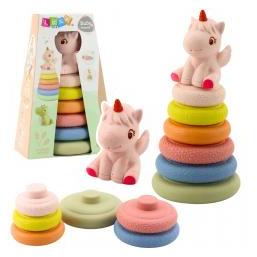 [n]fibrecare Weiche sensorische Pyramide Einhorn Gummi ECO Bunt (66739480)