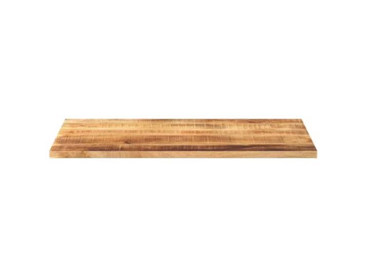 KTHLBRH Tischplatte aus Mango-Holz, 120 x 60 x 2,5 cm, rechteckig Mango-Massivholz, Oberfläche und glatte Oberfläche, leicht zu reinigen, vielseitiger Ersatz